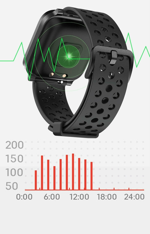 Montre Connectée X3 Écran Tactile - Suivi Cardiaque et Sport