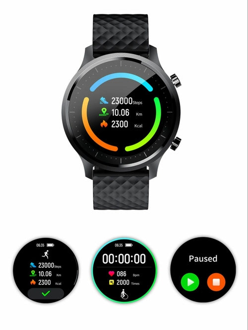 Bracelet Connecté Suivi Cardiaque HD - Écran IPS 1.32" - Étanche