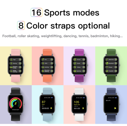 Montre Connectée Sport Étanche IP68 - Écran Tactile 1.7" - Suivi Santé Complet